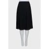 Black pleated skirt