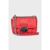 Quilted leather crossbody bag