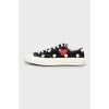 Men's sneakers with polka dots