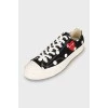Men's sneakers with polka dots