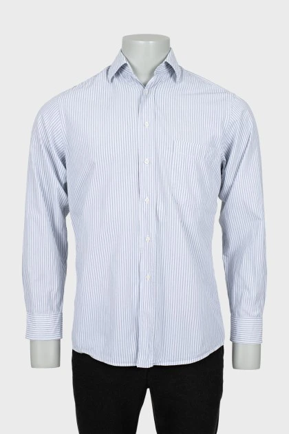 Men's fitted shirt with pocket