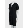 Slim fit dress with pockets