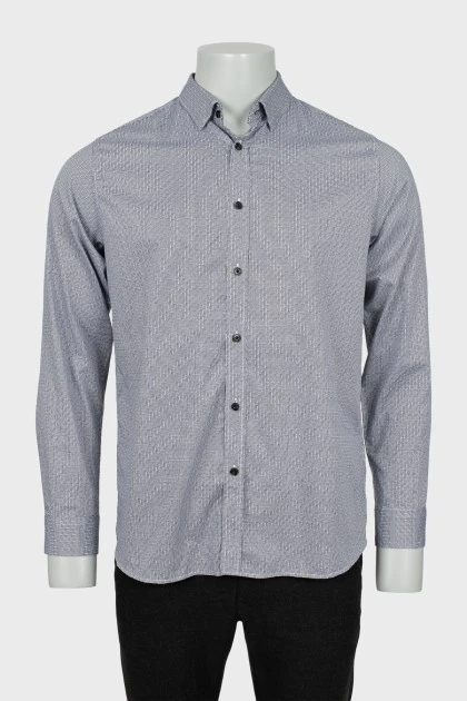Men's geometric print shirt