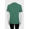 Green T-shirt with pocket