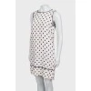 A-line dress with polka dots