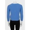 Blue cropped sweater