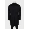 Men's wool and cashmere coat
