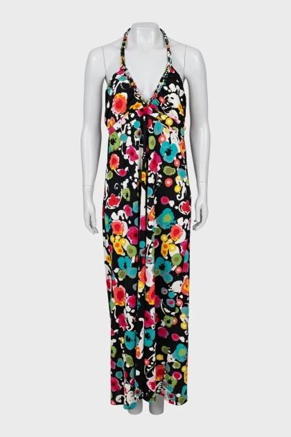 Maxi sundress in floral print
