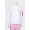 Tracksuit with embroidered sleeves
