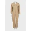 Brown jumpsuit with tag