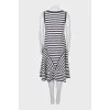 Striped loose-fitting sundress