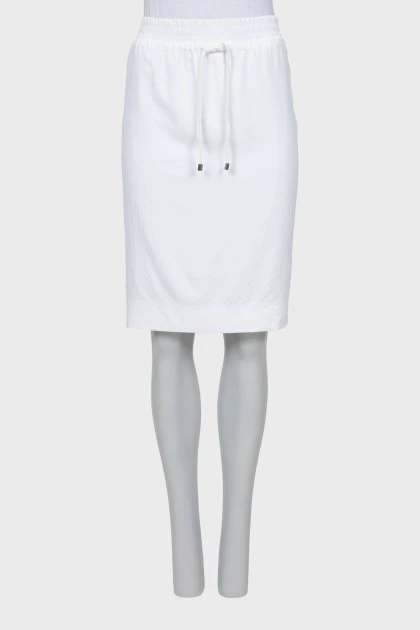 White tie skirt