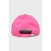 Pink cap with signature patch