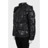Quilted jacket embroidered with sequins