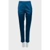 Blue trousers with arrows