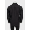 Men's black fitted shirt