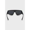Sunglasses mask with curtain