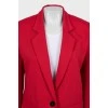 Red suit with jacket and joggers