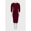 Wool suit jumper and skirt