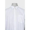 Men's white short sleeve shirt