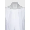 White asymmetrical T-shirt