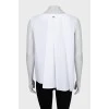 White asymmetrical T-shirt