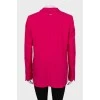 Pink straight fit jacket