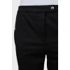 Tapered trousers with zip at the bottom