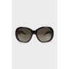 Oval print sunglasses