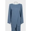 Tunic and trouser suit