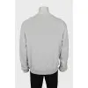 Men's knitted cotton cardigan
