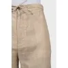 Men's shorts with drawstrings