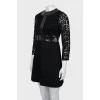 Black dress decorated with sequins