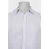 Men's fitted linen shirt