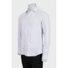 Men's fitted linen shirt