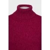 Longline knitted sweater