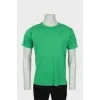 Men's green T-shirt