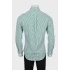 Men's striped fitted shirt