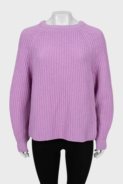 Lilac knitted sweater