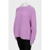 Lilac knitted sweater