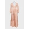 Light pink maxi dress