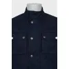 Men's blue jacket with buttons