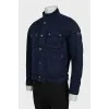 Men's blue jacket with buttons