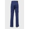 Men's Purple Straight Fit Jeans