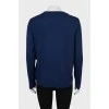 Wool blue jumper with tag