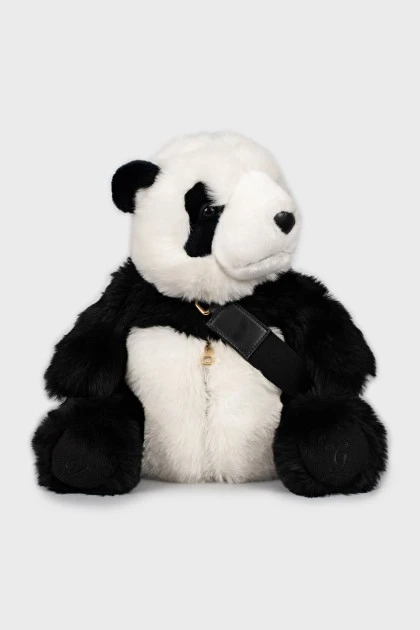 Plush panda backpack
