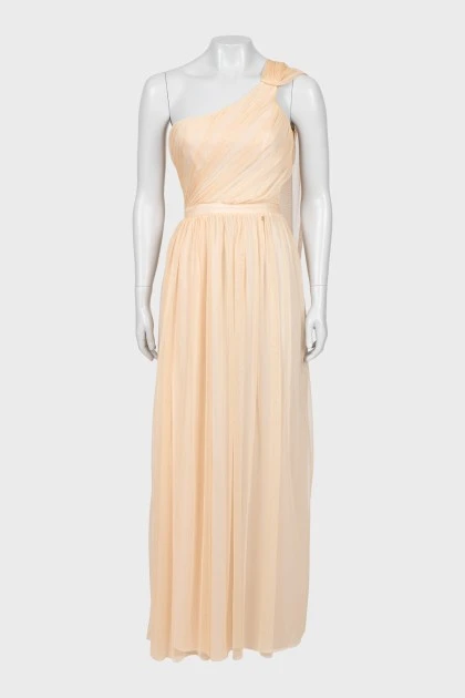 Maxi dress with tulle