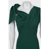 Green fitted dress