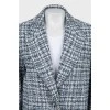 Tweed Button Coat