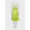Light green sundress with frills at the bottom